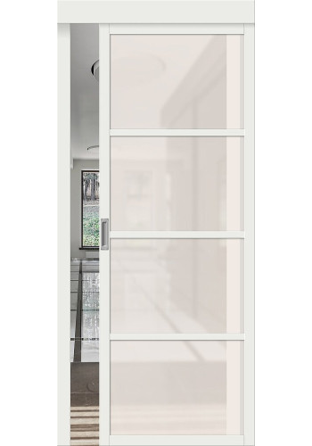 Межкомнатная дверь Твигги-11.3, со стеклом, цвет White Matt Межкомнатная дверь Твигги-11.3, со стеклом, цвет White Matt