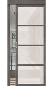 Межкомнатная дверь Твигги-11.3, со стеклом, цвет Grey Melinga